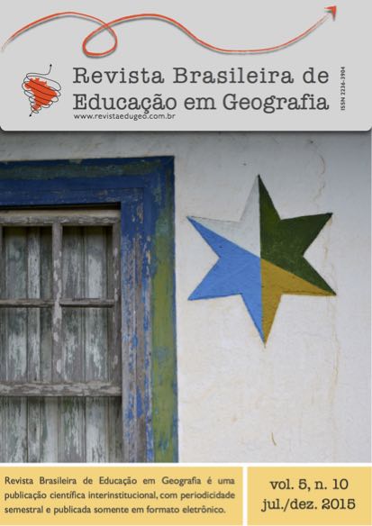 					Visualizar v. 5 n. 10 (2015): Revista Brasileira de Educação em Geografia
				