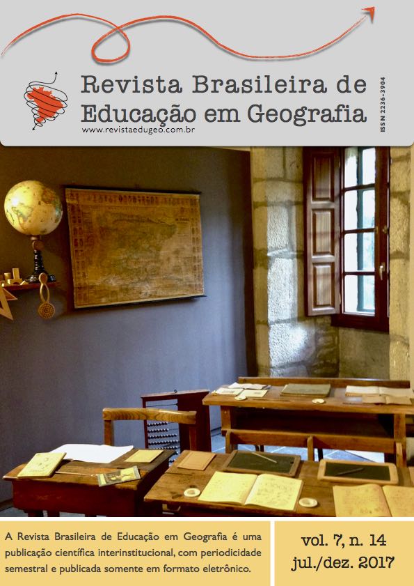 					Visualizar v. 7 n. 14 (2017): Revista Brasileira de Educação em Geografia
				