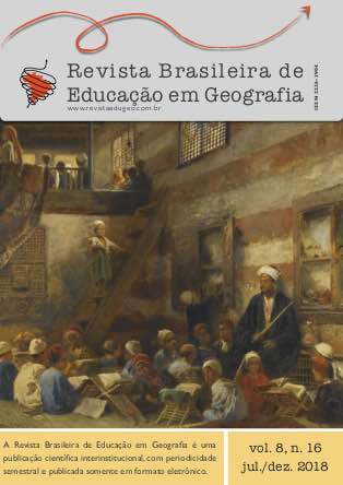 					Visualizar v. 8 n. 16 (2018): Revista Brasileira de Educação em Geografia
				