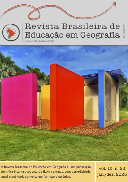 					Visualizar v. 13 n. 23 (2023): Revista Brasileira de Educação em Geografia
				