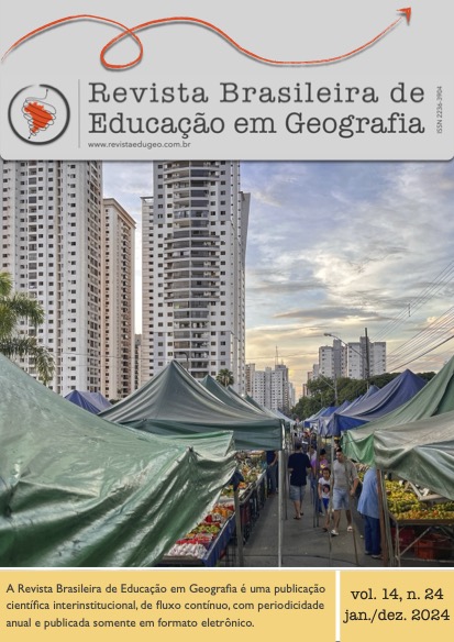 					Ver Vol. 14 N.º 24 (2024): Revista Brasileira de Educação em Geografia - Dossiê 15º Encontro Nacional de Práticas de Ensino de Geografia
				